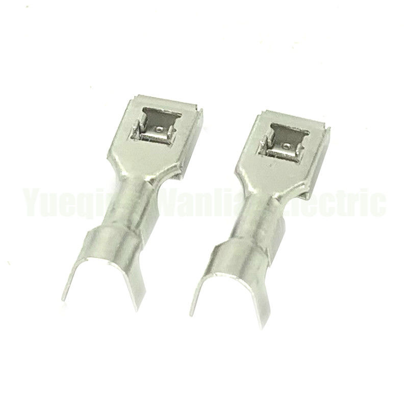 QLW-F-300 6.3mm रिसेप्टेकल महिला तांबा मिश्र धातु टिन Plating स्टैम्पिंग पीतल टर्मिनल