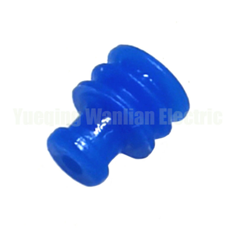 7158-3031-90 ब्लू सिलिकॉन वायर सील ODM OEM के लिए जलरोधक कनेक्टर