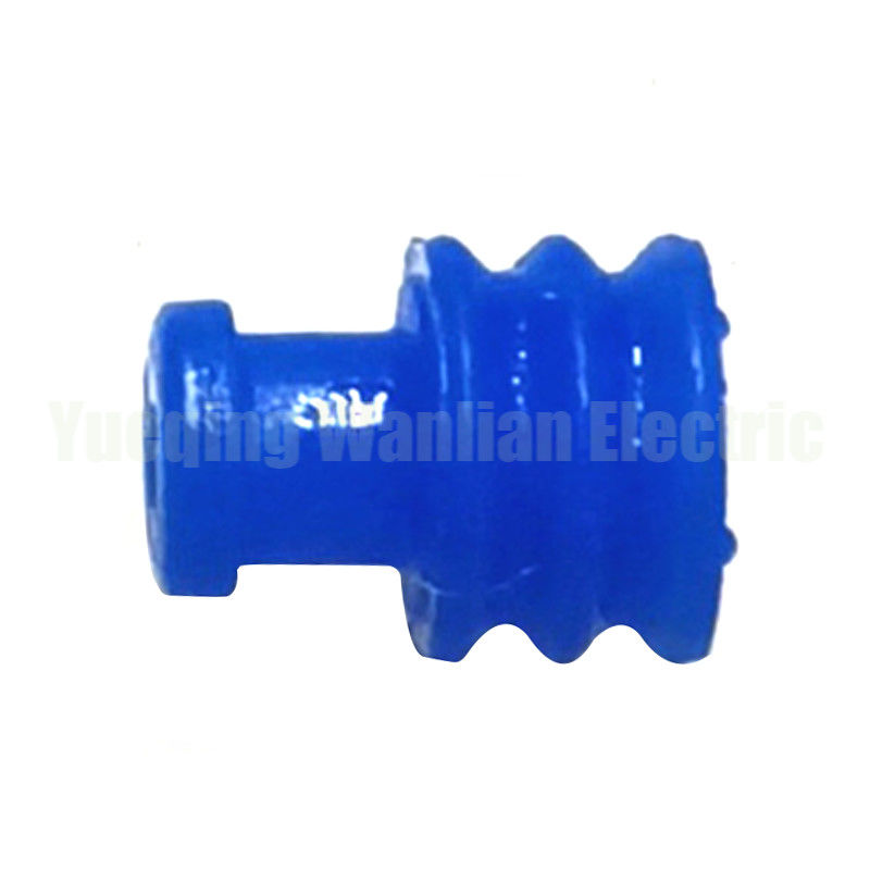 7158-3031-90 ब्लू सिलिकॉन वायर सील ODM OEM के लिए जलरोधक कनेक्टर